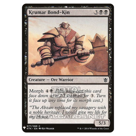 Magic The Gathering - Mystery - Krumar Bond-Kin - 697/1694