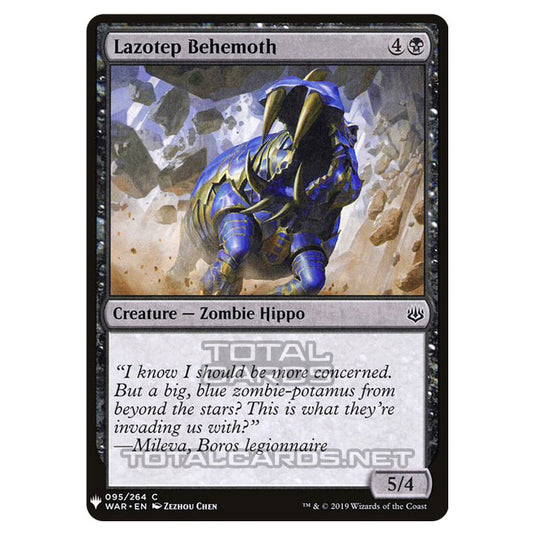 Magic The Gathering - Mystery - Lazotep Behemoth - 699/1694