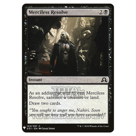 Magic The Gathering - Mystery - Merciless Resolve - 710/1694