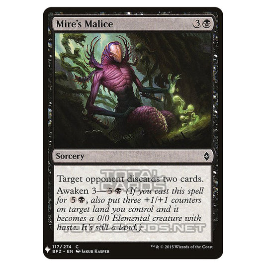 Magic The Gathering - Mystery - Mire's Malice - 715/1694