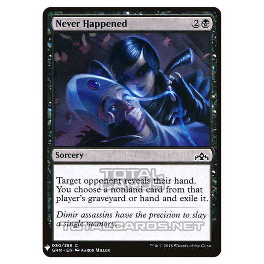 Magic The Gathering - Mystery - Never Happened - 721/1694