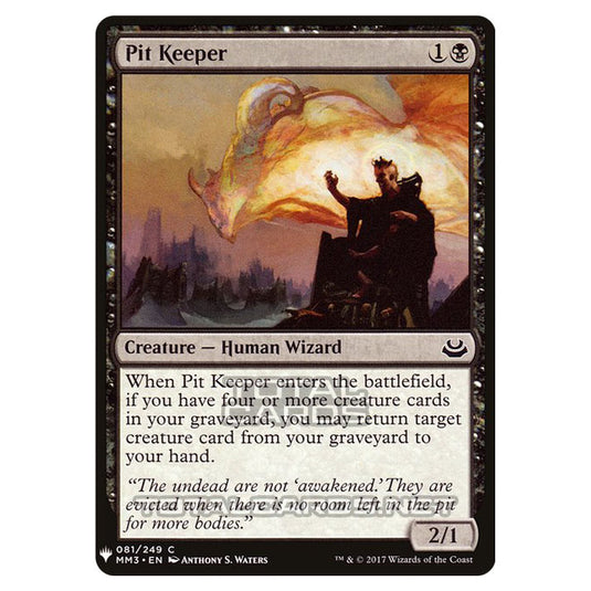 Magic The Gathering - Mystery - Pit Keeper - 734/1694