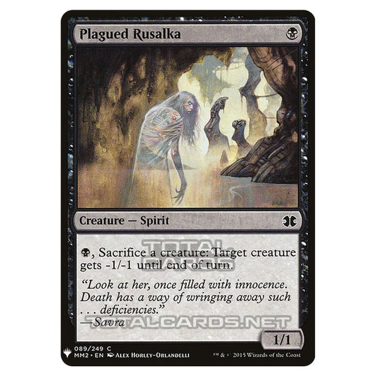 Magic The Gathering - Mystery - Plagued Rusalka - 736/1694