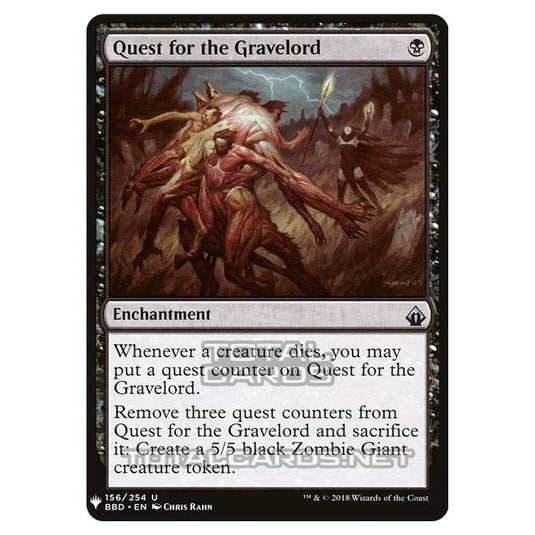 Magic The Gathering - Mystery - Quest for the Gravelord - 741/1694