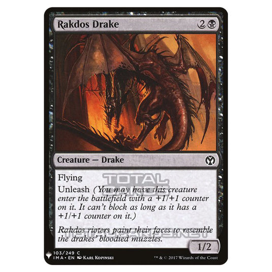 Magic The Gathering - Mystery - Rakdos Drake - 743/1694