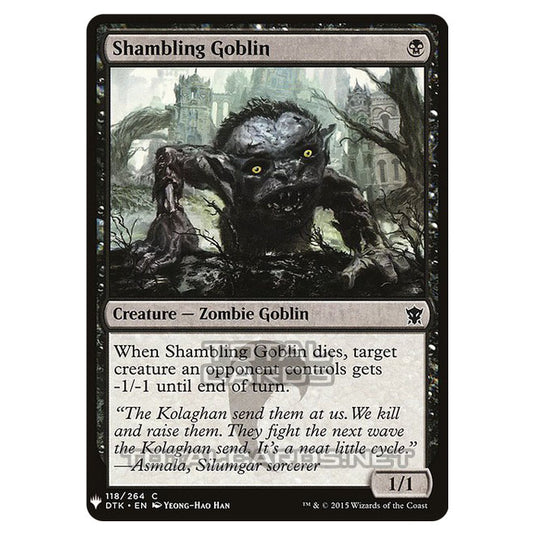 Magic The Gathering - Mystery - Shambling Goblin - 770/1694