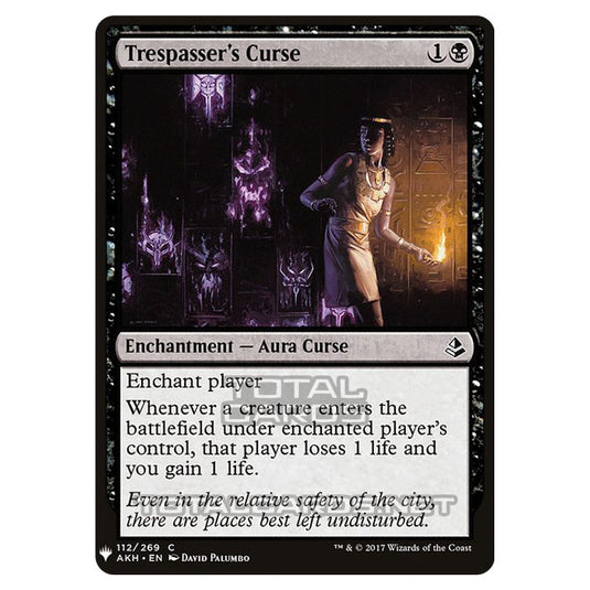 Magic The Gathering - Mystery - Trespasser's Curse - 800/1694