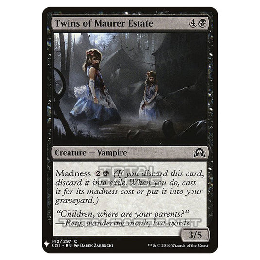 Magic The Gathering - Mystery - Twins of Maurer Estate - 802/1694