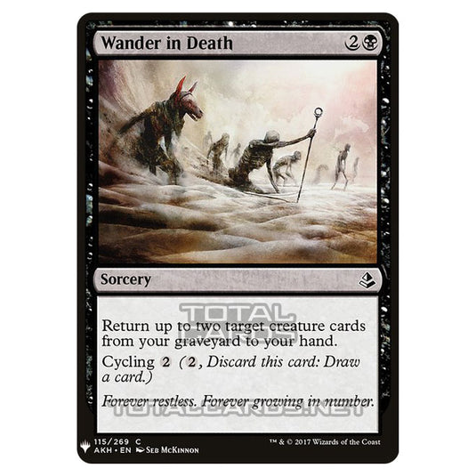 Magic The Gathering - Mystery - Wander in Death - 821/1694