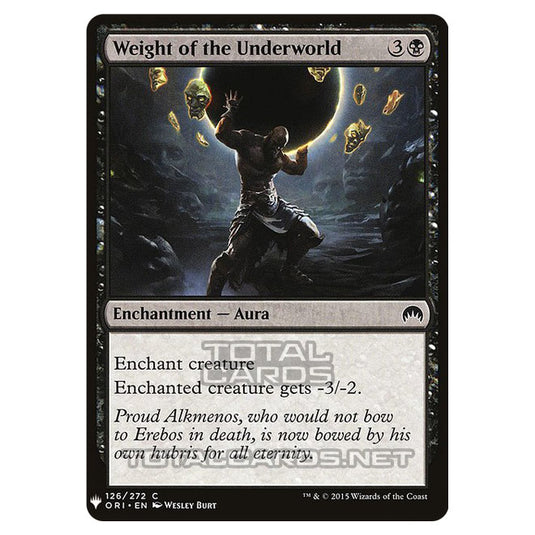 Magic The Gathering - Mystery - Weight of the Underworld - 823/1694