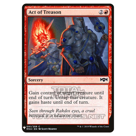 Magic The Gathering - Mystery - Act of Treason - 831/1694