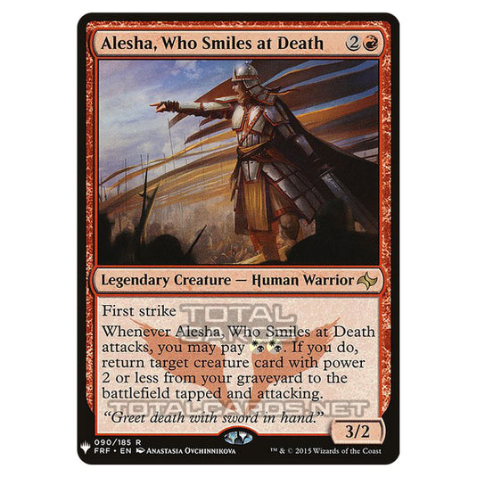 Magic The Gathering - Mystery - Alesha, Who Smiles at Death - 837/1694