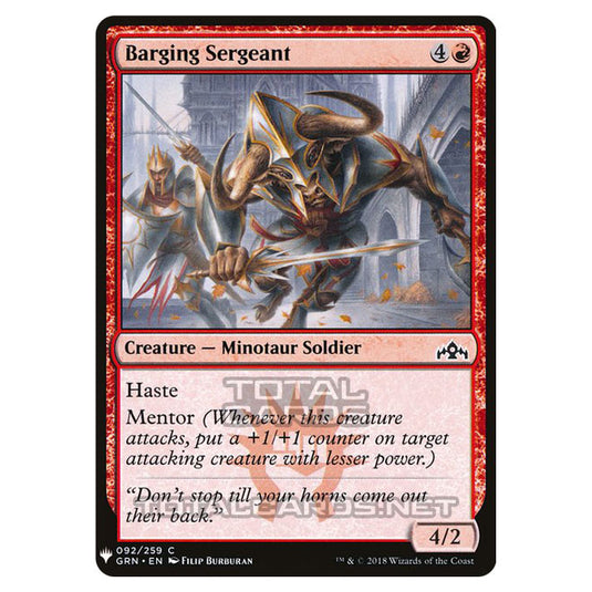 Magic The Gathering - Mystery - Barging Sergeant - 848/1694