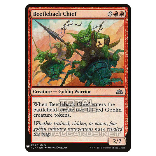 Magic The Gathering - Mystery - Beetleback Chief - 852/1694