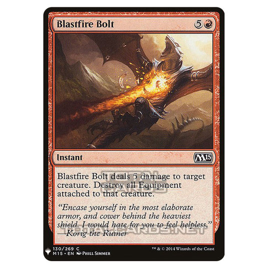 Magic The Gathering - Mystery - Blastfire Bolt - 855/1694