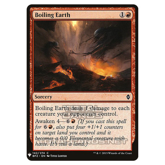 Magic The Gathering - Mystery - Boiling Earth - 866/1694