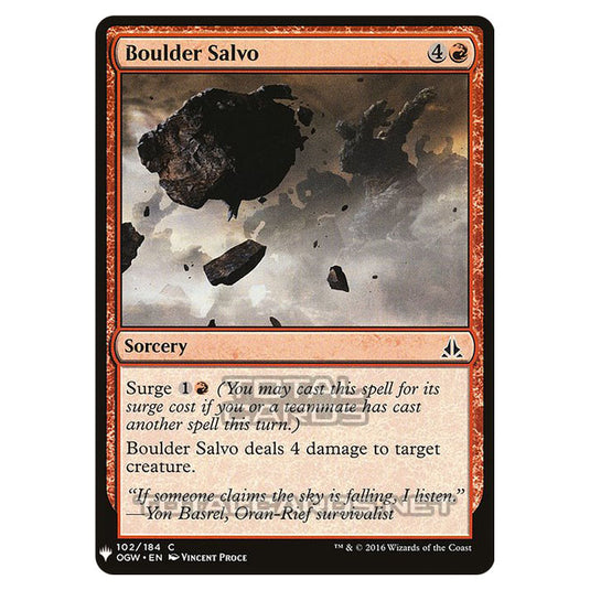 Magic The Gathering - Mystery - Boulder Salvo - 870/1694