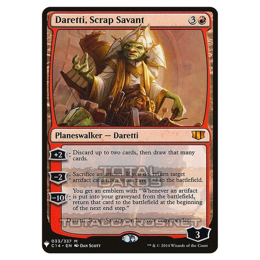 Magic The Gathering - Mystery - Daretti, Scrap Savant - 898/1694