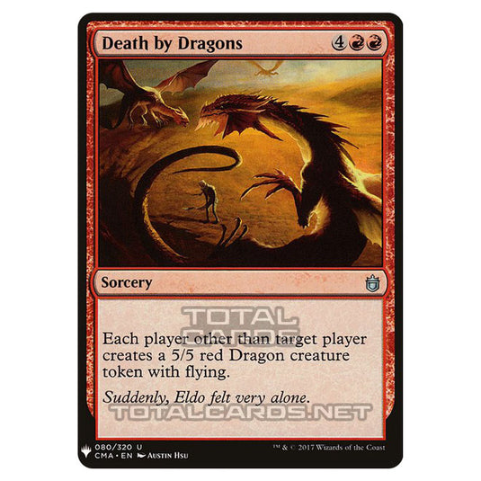 Magic The Gathering - Mystery - Death by Dragons - 899/1694