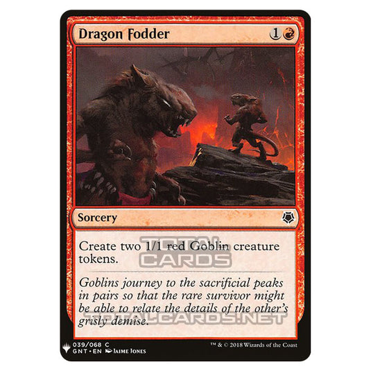 Magic The Gathering - Mystery - Dragon Fodder - 909/1694