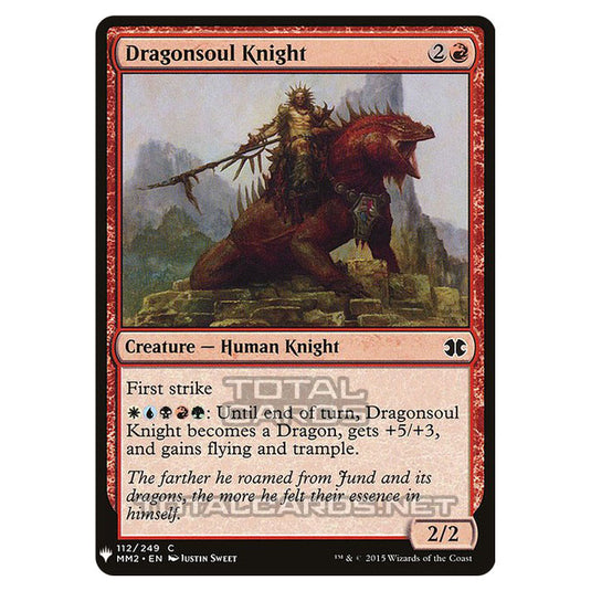 Magic The Gathering - Mystery - Dragonsoul Knight - 910/1694