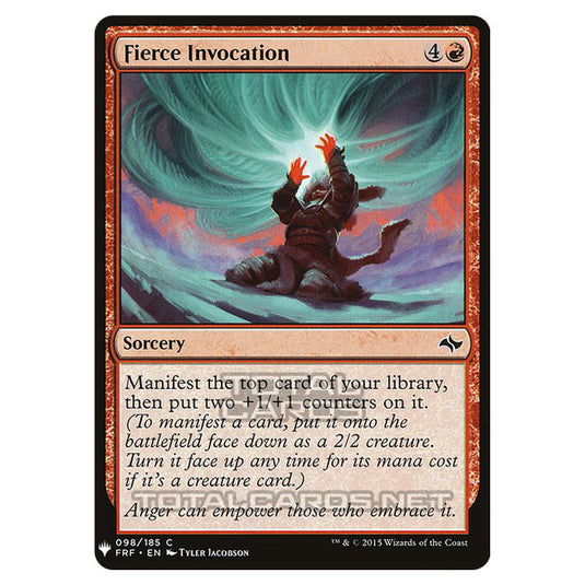 Magic The Gathering - Mystery - Fierce Invocation - 923/1694