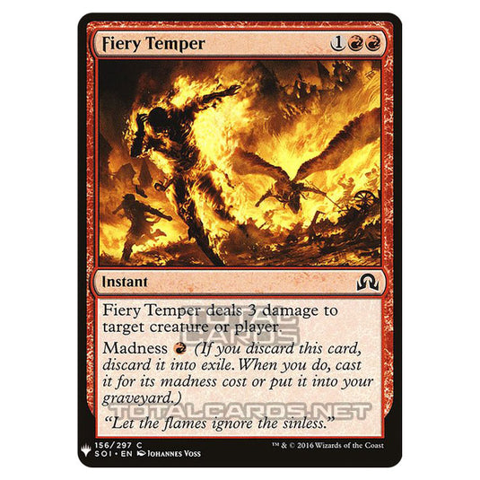 Magic The Gathering - Mystery - Fiery Temper - 925/1694