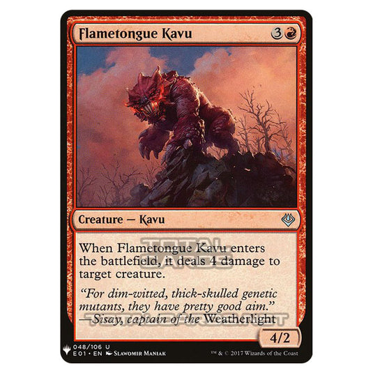 Magic The Gathering - Mystery - Flametongue Kavu - 932/1694