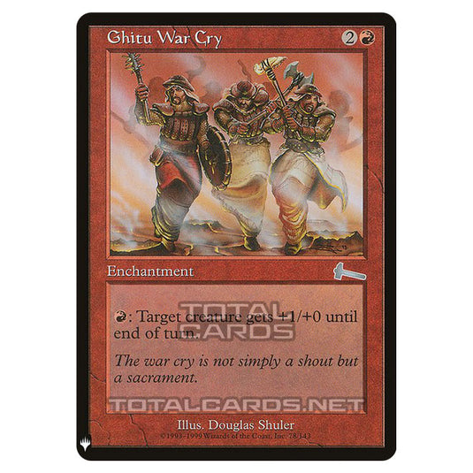 Magic The Gathering - Mystery - Ghitu War Cry - 948/1694