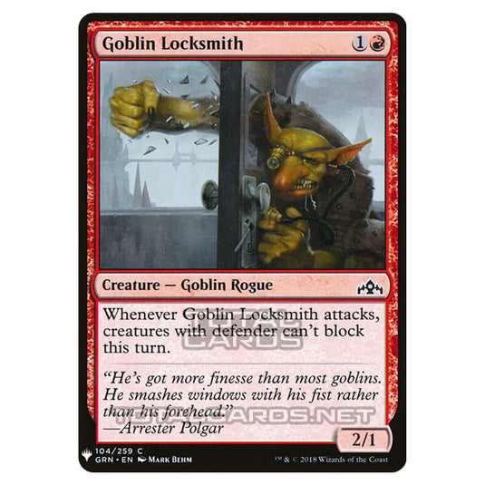 Magic The Gathering - Mystery - Goblin Locksmith - 955/1694