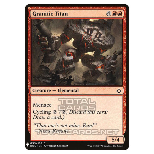 Magic The Gathering - Mystery - Granitic Titan - 965/1694