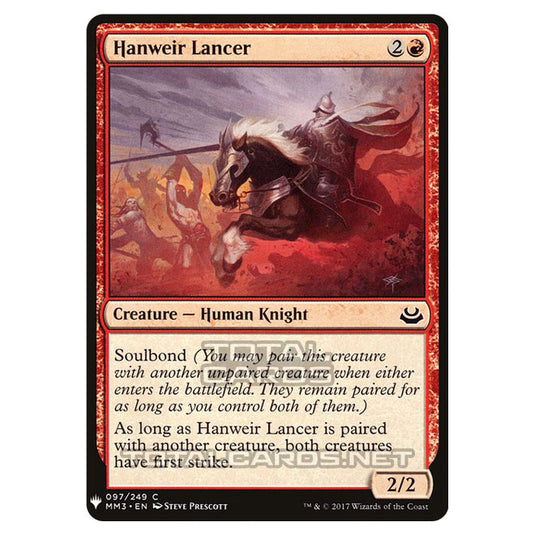 Magic The Gathering - Mystery - Hanweir Lancer - 972/1694