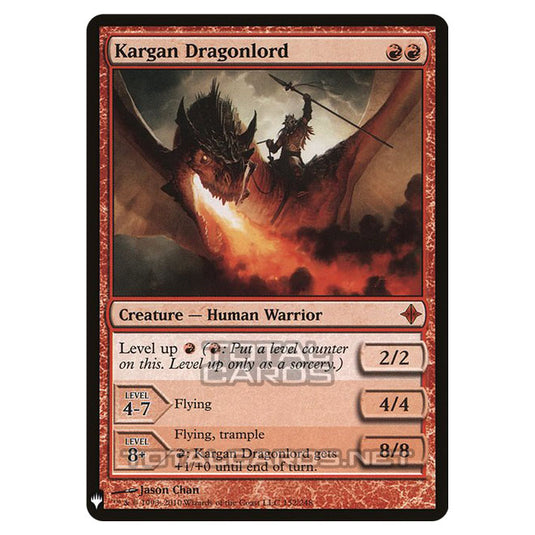 Magic The Gathering - Mystery - Kargan Dragonlord - 987/1694