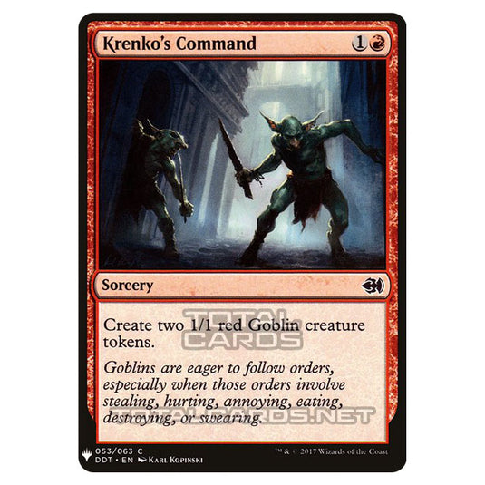 Magic The Gathering - Mystery - Krenko's Command - 997/1694