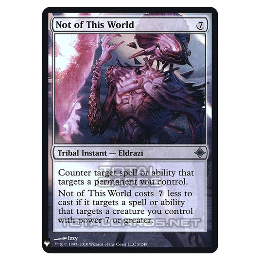 Magic The Gathering - Mystery - Not of This World - 1/121 (Foil)