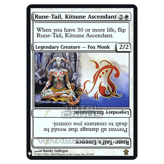 Magic The Gathering - Mystery - Rune-Tail, Kitsune Ascendant // Rune-Tail's Essence - 13/121 (Foil)