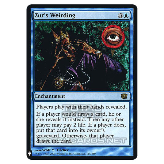 Magic The Gathering - Mystery - Zur's Weirding - 32/121 (Foil)