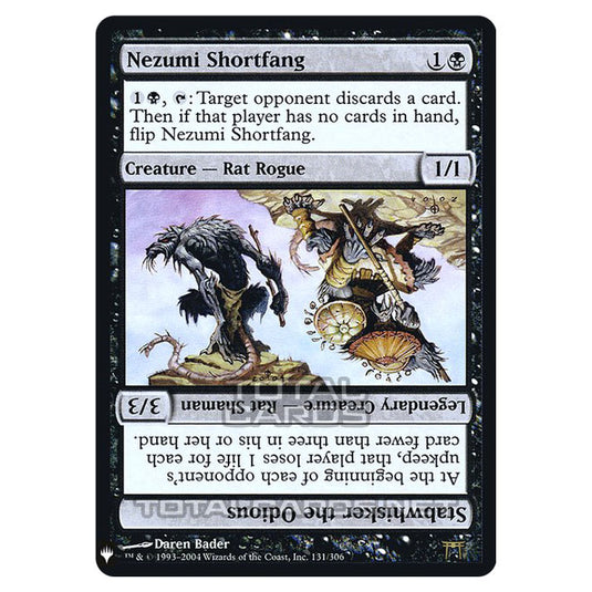 Magic The Gathering - Mystery - Nezumi Shortfang // Stabwhisker the Odious - 40/121 (Foil)