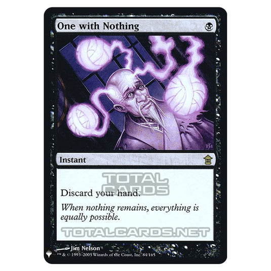 Magic The Gathering - Mystery - One with Nothing - 41/121 (Foil)