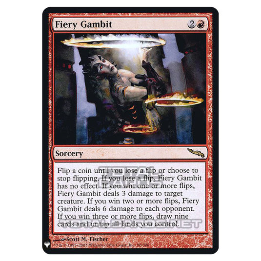 Magic The Gathering - Mystery - Fiery Gambit - 49/121 (Foil)