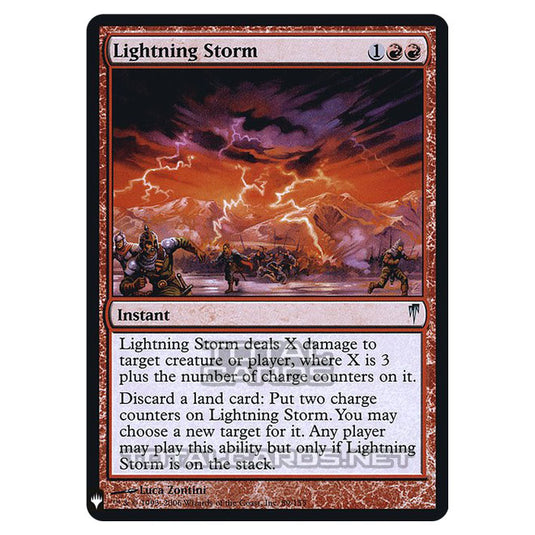 Magic The Gathering - Mystery - Lightning Storm - 54/121 (Foil)