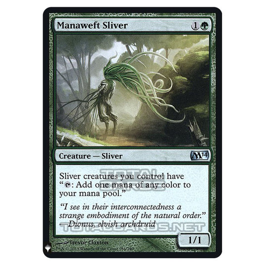 Magic The Gathering - Mystery - Manaweft Sliver - 72/121 (Foil)