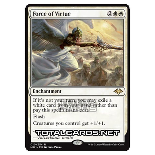 Magic The Gathering - Modern Horizons - Force of Virtue - 10/255