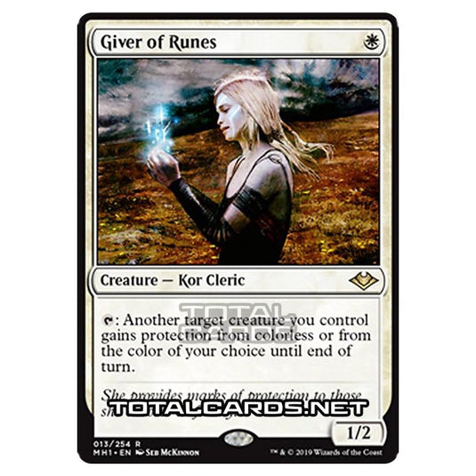 Magic The Gathering - Modern Horizons - Giver of Runes - 13/255