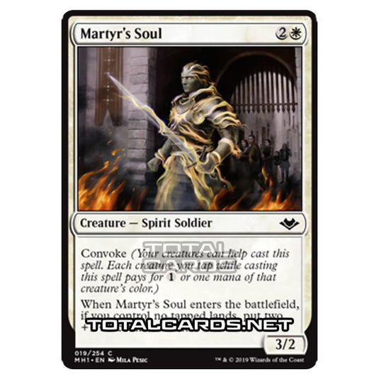 Magic The Gathering - Modern Horizons - Martyr's Soul - 19/255