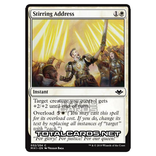 Magic The Gathering - Modern Horizons - Stirring Address - 32/255