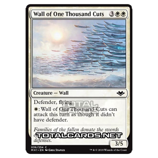 Magic The Gathering - Modern Horizons - Wall of One Thousand Cuts - 36/255