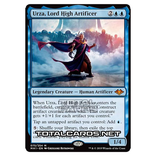 Magic The Gathering - Modern Horizons - Urza, Lord High Artificer - 75/255