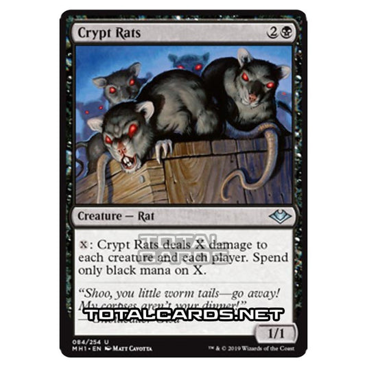 Magic The Gathering - Modern Horizons - Crypt Rats - 84/255