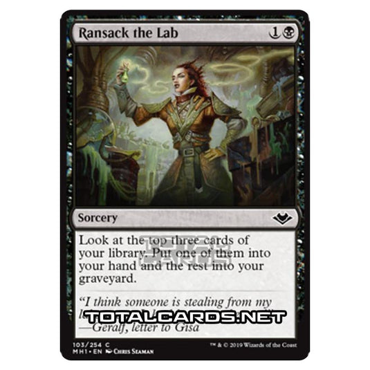 Magic The Gathering - Modern Horizons - Ransack the Lab - 103/255